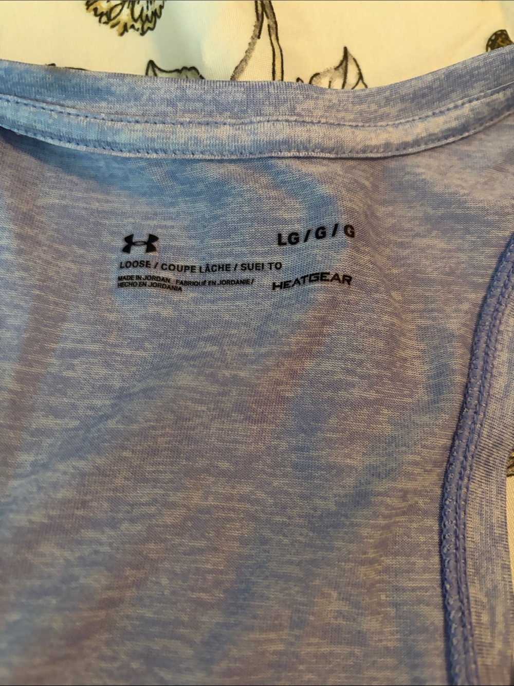 Women’s Light Blue Racerback Tank under armour - Picture 2 of 2